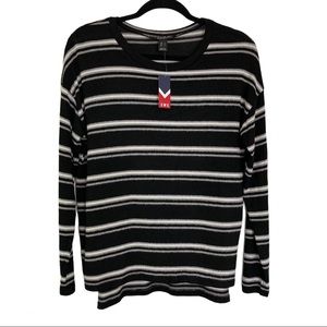 NWT Streetwear Society Black Knit Light Sweater S